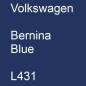 Preview: Volkswagen, Bernina Blue, L431.